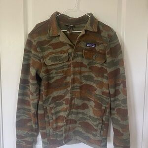 Patagonia Brown and Green Camouflage Jacket